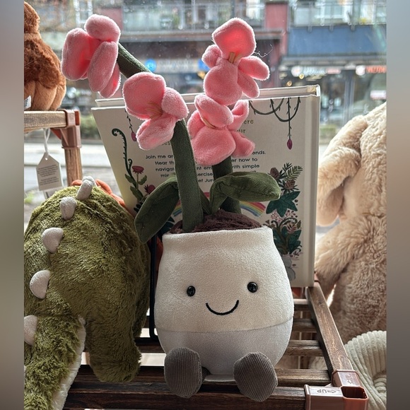 Jellycat Amuseables Pink Orchid Plush - Picture 2 of 2